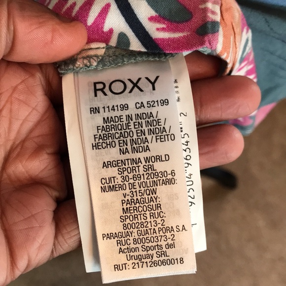 Roxy printed cutout romper size xs - Picture 8 of 8